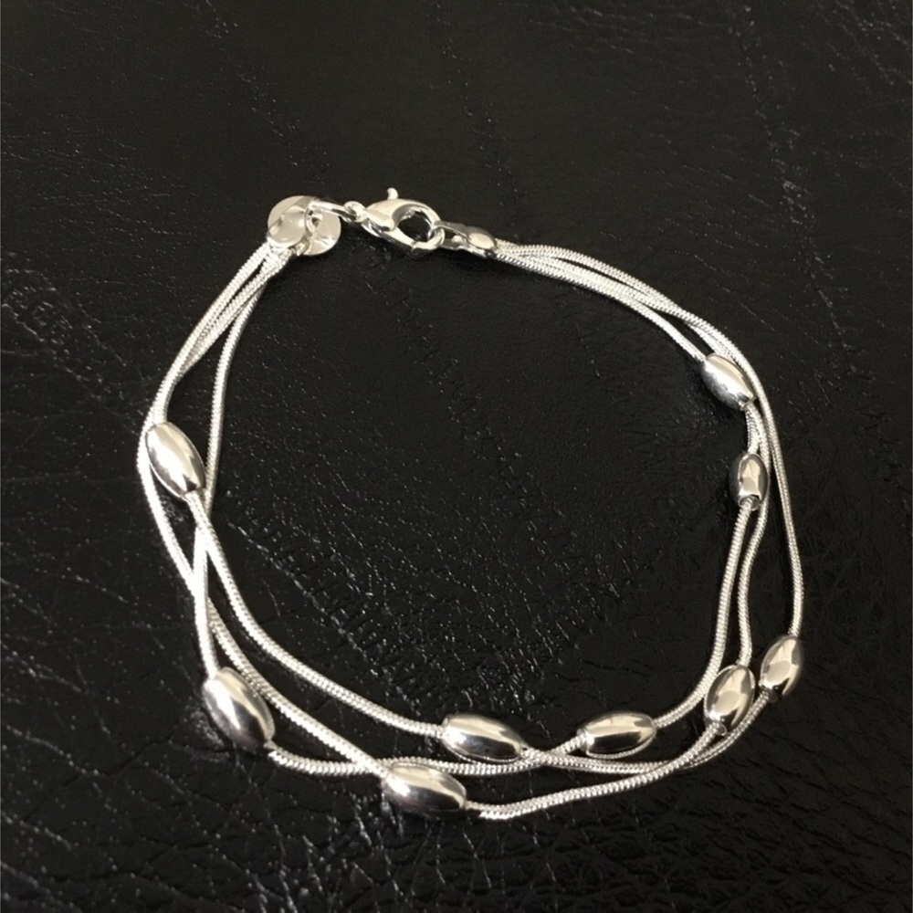 Sterling Silver Layered Bracelet